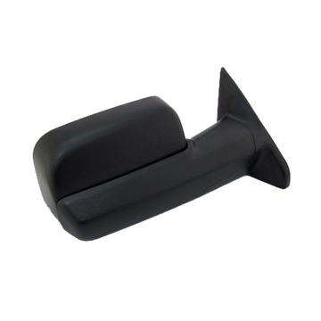 Door Mirror Assembly Right Manual Non-Heated Trailer Tow Type Textured Black for Ram 3500 1500 2500 1500 Classic