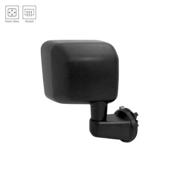 Door Mirror Assembly Right Power Heated Textured for Jeep Wrangler 2014