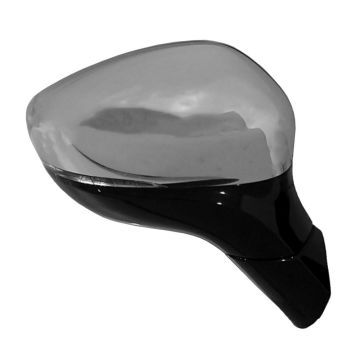 Door Mirror Assembly Right Dual Elect Mirror Pkg w/o Surround View Camera Chrome for Chrysler Pacifica 2017-2019