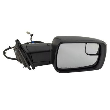 Door Mirror Assembly Right Standard Type w/o Blind Spot Detection Fold-Away Black for Ram 1500 2019-2022