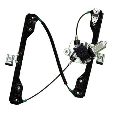 Window Regulator Front Left w/o One Touch High Current Regulator & Motor Assembly for Chrysler 300 Dodge Charger Magnum