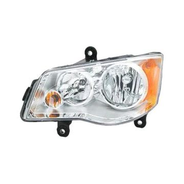 Headlight Assembly Composite Left Halogen for Chrysler Town & Country Dodge Grand Caravan