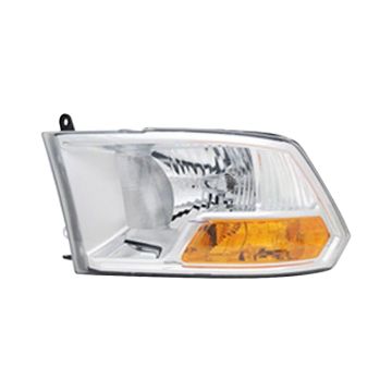 Headlight Assembly Composite Left w/o Quad Lamps CAPA for Dodge Ram 2500 Ram 3500 Ram 1500 Ram 1500 2500 3500