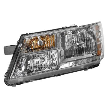 Headlight Assembly Composite Left Chrome Trim CAPA for Dodge Journey 2009-2020