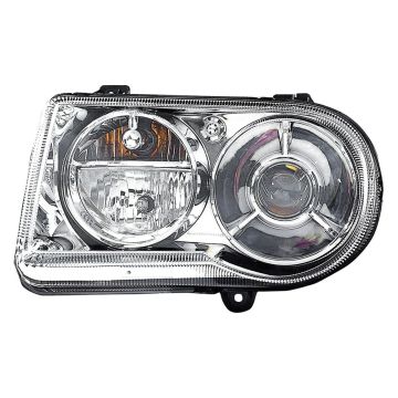 Headlight Assembly Composite Left Halogen w/Delay Option From 11-1-08 CAPA for Chrysler 300 2009-2010