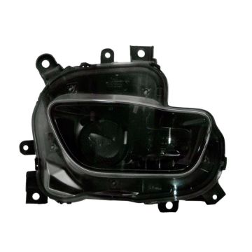 Headlight Assembly Composite Left HID Black Trim for Jeep Cherokee 2014-2018