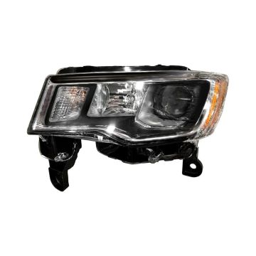 Headlight Assembly Composite Left Standard Type Chrome for Jeep Grand Cherokee Grand Cherokee WK