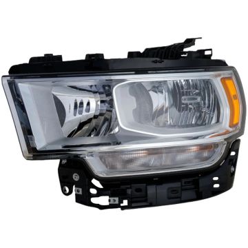 Headlight Assembly Composite Left Halogen Chrome Bezel for Ram 2500 5500 4500 3500