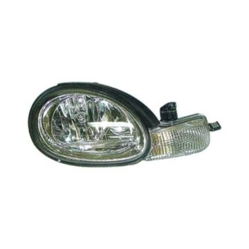Headlight Assembly Composite Right w/o Black Bezel for Dodge Neon 2000-2005