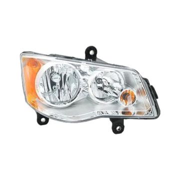 Headlight Assembly Composite Right Halogen CAPA for Chrysler Town & Country Dodge Grand Caravan