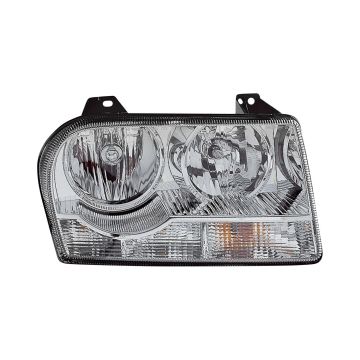 Headlight Assembly Composite Right Halogen w/o Delay Option w/Bulb for Chrysler 300 2009-2010