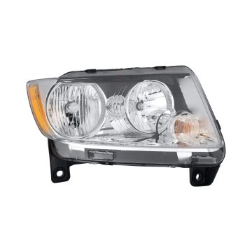Headlight Assembly Composite Right Halogen CAPA for Jeep Grand Cherokee 2011-2013