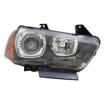 Headlight Assembly Composite Right HID CAPA for Dodge Charger 2011-2014