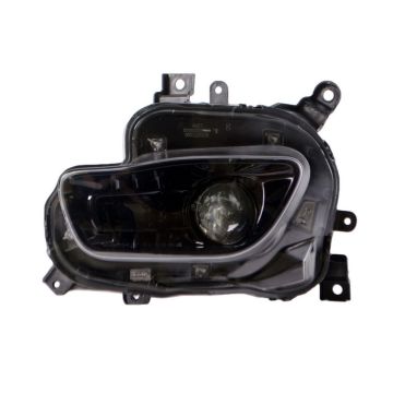 Headlight Assembly Composite Right HID Black Trim for Jeep Cherokee 2014-2018