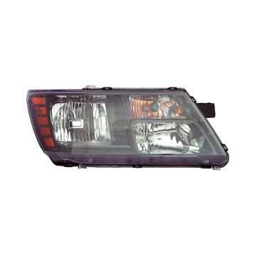 Headlight Assembly Composite Right Halogen Quad Lamps w/Black Trim CAPA for Dodge Journey 2014-2020