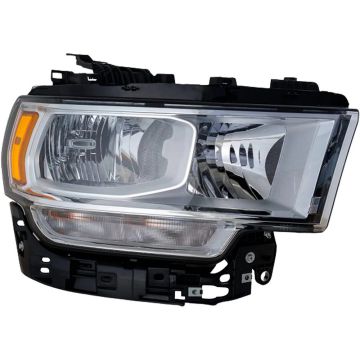 Headlight Assembly Composite Right Halogen Chrome Bezel for Ram 2500 5500 4500 3500