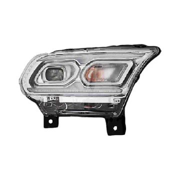 Headlight Assembly Composite Right Standard Type Chrome CAPA for Dodge Durango 2021-2024