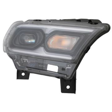 Headlight Assembly Composite Right Standard Type Black for Dodge Durango 2021-2024