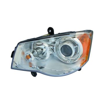Headlight Lens Housing Left HID North America Spec CAPA for Chrysler Town & Country 2008-2016