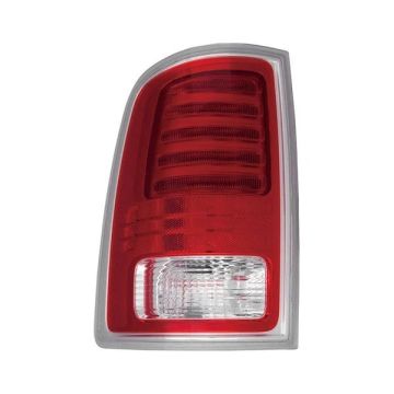 Tail Light Assembly Left Chrome Premium Type CAPA for Ram 1500 2500 3500
