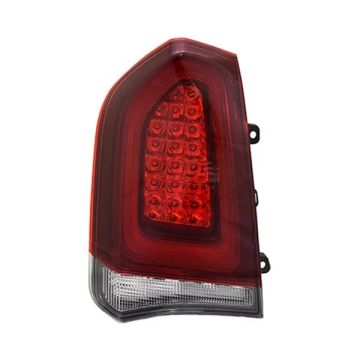 Tail Light Assembly Left Black CAPA for Chrysler 300 2015-2023