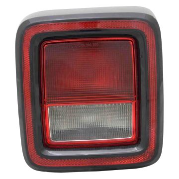 Tail Light Assembly Left Bulb Type w/o Blind Spot Detection CAPA for Jeep Wrangler 2018-2024