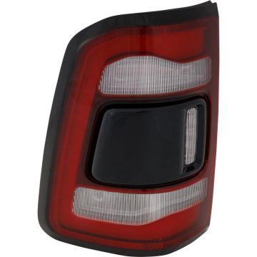 Tail Light Assembly Left LED w/o Blind Spot Detection Black Trim for Ram 1500 2019-2024