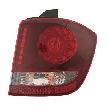Tail Light Assembly Right Outer LED w/Black Trim CAPA for Dodge Journey 2009-2020