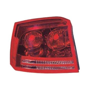 Tail Light Housing Left Includes Lens for Dodge Charger 2006-2008