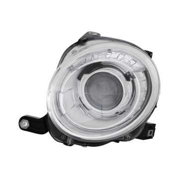 Headlight Assembly Composite Left Type 1 w/o Black Trim for Fiat 500 2012-2018
