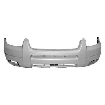Bumper Cover Front w/Fog Lamps w/Lip Molding Holes Primed for Ford Escape XLT Limited 2002-2004