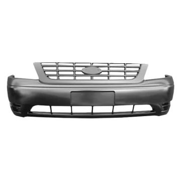 Bumper Cover Front w/o Two Tone Primed for Ford Freestar S Base SE 2004-2007