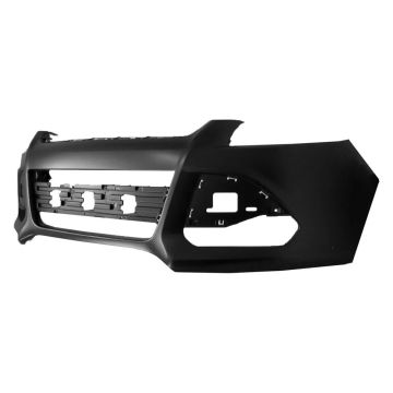 Bumper Cover Front w/o Active Park w/o Side Camera Holes Primed for Ford Escape S Titanium SE SEL 2013-2016