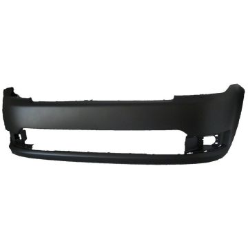 Bumper Cover Front w/o Active Park Assist Primed for Ford Flex 2013-2019