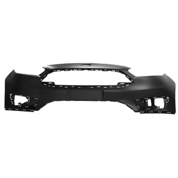 Bumper Cover Front Primed CAPA for Ford Focus S Titanium Electric Titanium Plus SE Appearance SE RS SE Luxury SEL 2015-2018