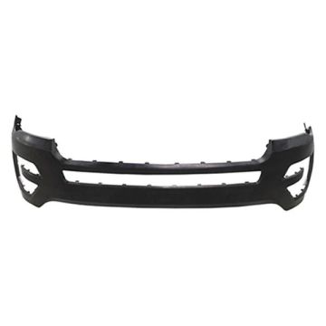 Bumper Cover Front w/o Active Park Assist w/o Camera w/o Parking Aid w/o Tow Hook Primed for Ford Explorer 2016-2017