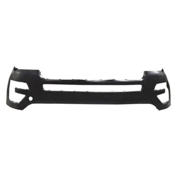 Bumper Cover Front w/o Active Park Assist w/o Camera w/o Parking Aid w/Tow Hook Primed for Ford Explorer 2016-2017