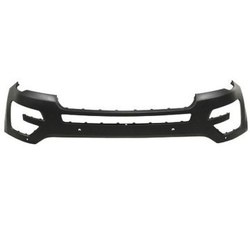 Bumper Cover Front w/o Active Park Assist w/Camera w/Parking Aid w/o Tow Hook Primed for Ford Explorer 2016-2017