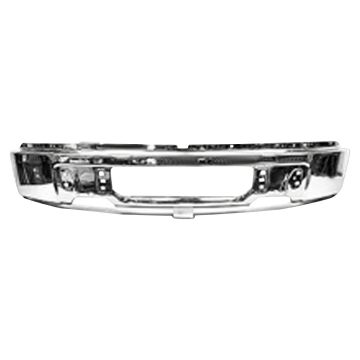Bumper Face Bar Front w/o Fog Lamps Chrome for Ford F-150 2009-2014
