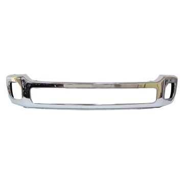 Bumper Face Bar Front w/o Bumper End Caps Chrome for Ford F-250 Super Duty F-350 Super Duty