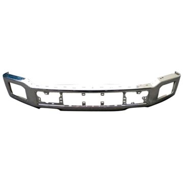 Bumper Face Bar Front w/Fog Lamps Chrome for Ford F-150 Platinum XLT Lariat 2018-2020