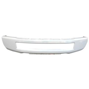 Bumper Face Bar Front w/o Fog Lamps w/o Fender Flares Argent for Ford F-250 Super Duty F-350 Super Duty