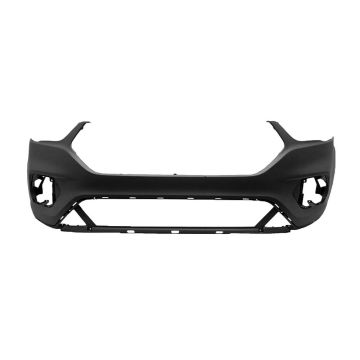 Bumper Cover Front Upper w/o Active Park Assist Primed for Ford Escape 2017-2019