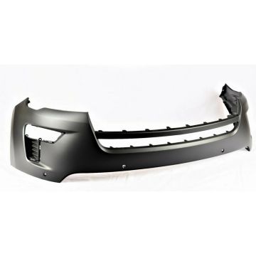 Bumper Cover Front Upper Except POLICE w/o Active Park Assist w/Parking Aid w/o Tow Hook Primed for Ford Explorer 2018-2019