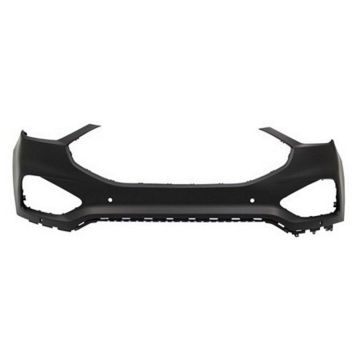 Bumper Cover Front Upper w/Tow Hook w/Park w/o Active Park Primed for Ford Edge Titanium SE SEL ST ST-Line 2019-2024