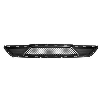 Bumper Cover Grille Front Gray w/Chrome Molding for Ford Taurus Limited SHO 2013-2019
