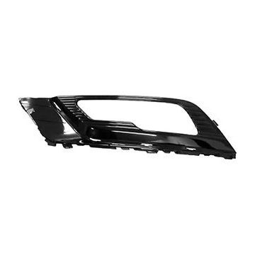 Bumper Insert Front Left Fog Lamp Bezel w/Fog Lamps High Gloss Black for Ford Fusion Energi SE Energi Titanium Titanium Hybrid Platinum Hybrid Energi Platinum SE LUX Hybrid S Hybrid SE Hybrid 2017-2018