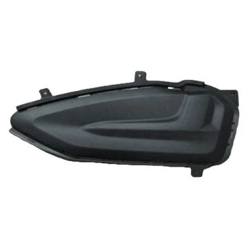 Bumper Insert Front Left Fog Lamp Opening Cover w/o Fog Lamps Carbon Black for Ford Edge Titanium SE SEL 2019-2024