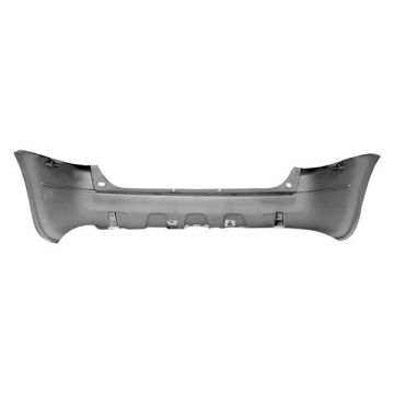 Bumper Cover Rear w/o Roof Rack w/o Wheel Lip Molding Platinum CAPA for Ford Escape XLS XLT 2001-2004