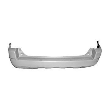 Bumper Cover Rear w/o Roof Rack w/o Wheel Lip Molding Titanium CAPA for Ford Escape XLS XLT 2001-2004